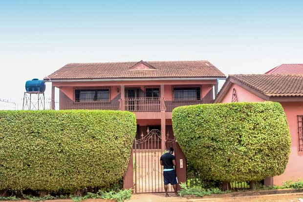 Wohnhaus im Sttadtteil Taifa Accra