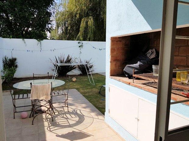 Garten Grillbereich vom Ferienhaus