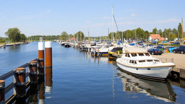 Hafenanlage der Ferienanlage Droompark Bad Hulckesteijn