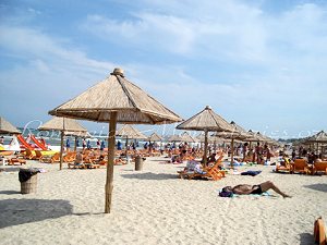 Strand bei Neptun unweit von 23 August in Rumnien