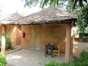 Gstehaus der Ferienanlage in Senegal