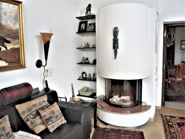 Kamin im Wohnhaus