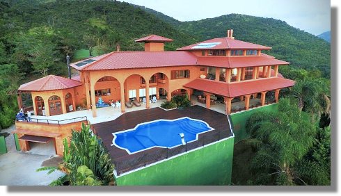 Villa mit Meerblick auf Ilha de Santa Catarina