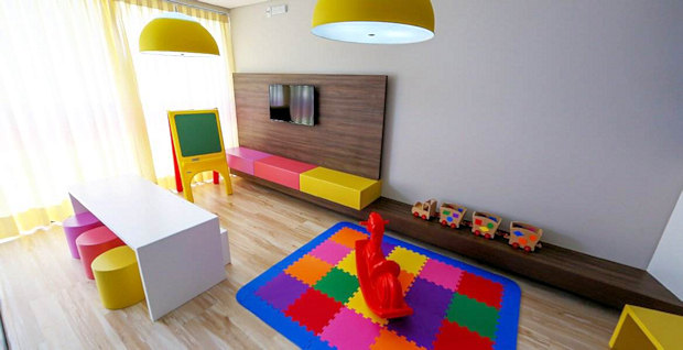 Spielzimmer im Apartmenthaus fr die Kinder der Eigentumswohnungen