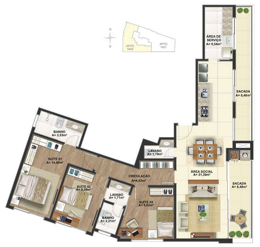 Wohnung in Florianopolis Brasilien Wohnung in Florianopolis Brasilien