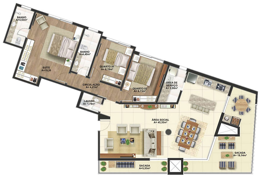 neugebautes Apartment in Florianopolis neugebautes Apartment in Florianopolis