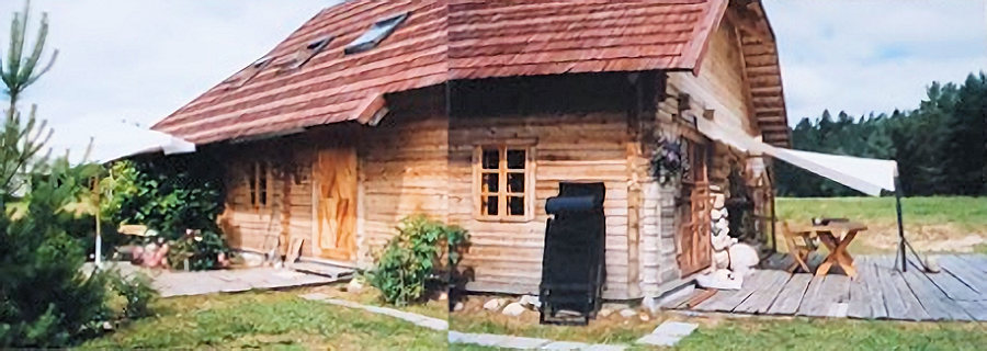 Haus am See Vilkoksnis in Litauen