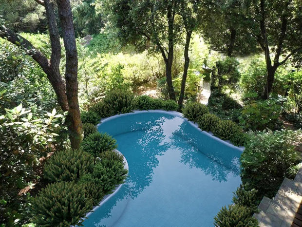 Pool der Villa in Rovinj