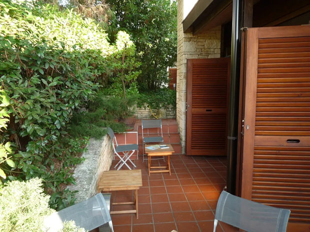 Gartenterrasse vom Wohnhaus