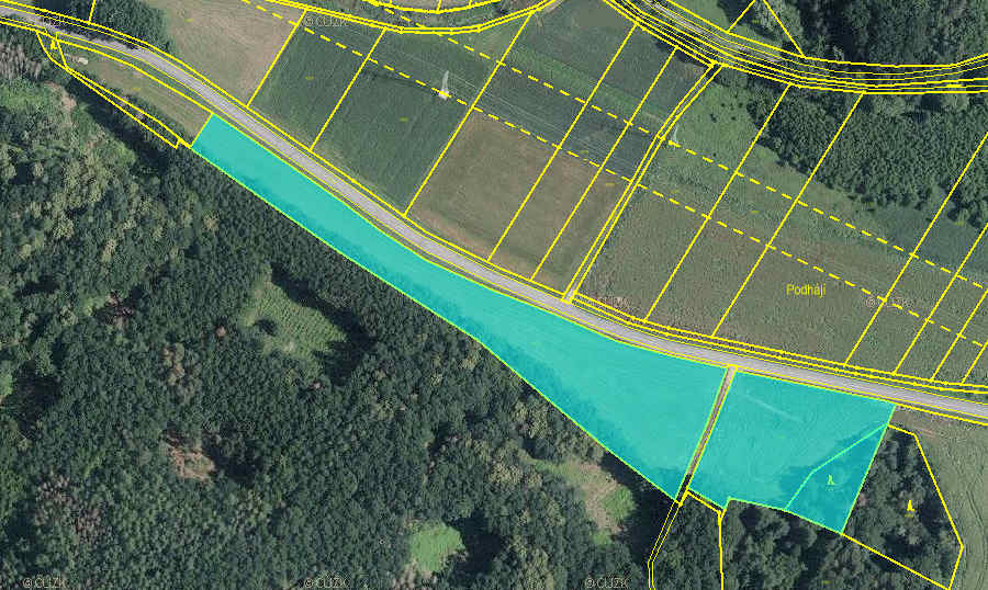 Grünland Ackerland mit Wald in Südmähren Tschechien zum Kaufen Grünland Ackerland mit Wald in Südmähren Tschechien zum Kaufen