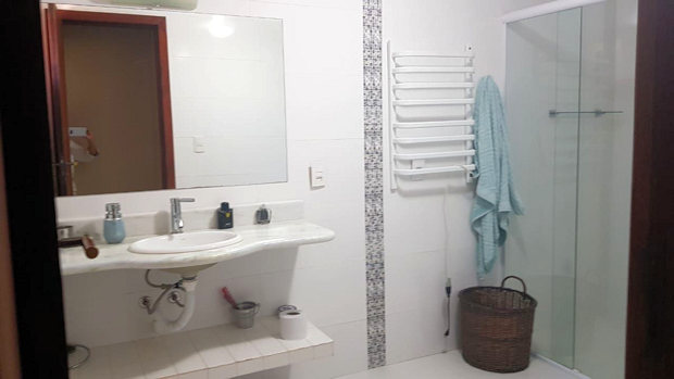Badezimmer eines Landhauses auf der Insel Santa Catarina Brasilien