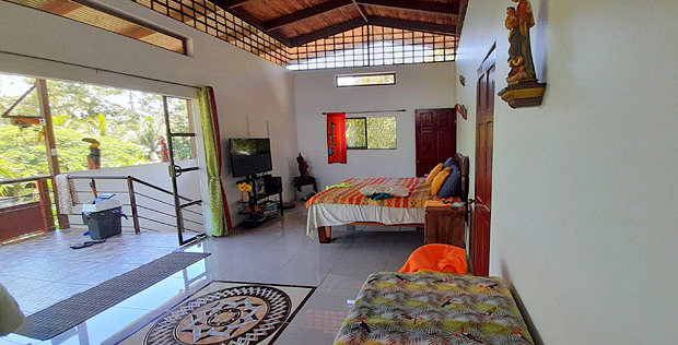 Wohnbereich vom Ferienhaus in Puntarenas Costa Rica