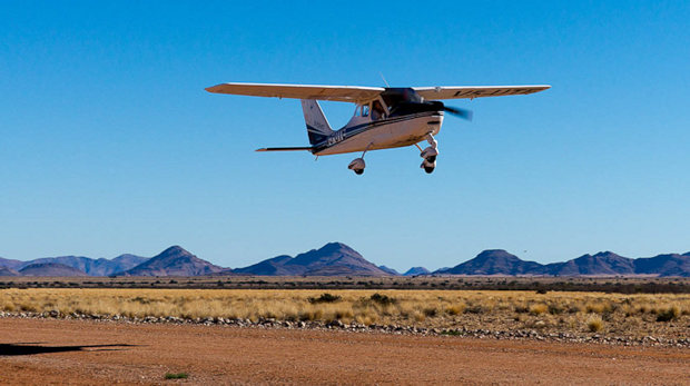 Flieger in Namibia