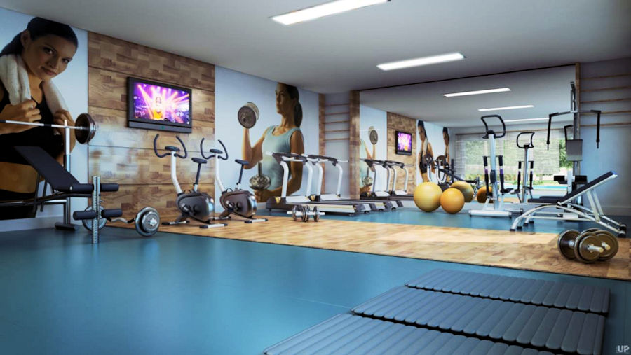 Fitnessräume im Condominium Jaguaripe Fitnessräume im Condominium Jaguaripe