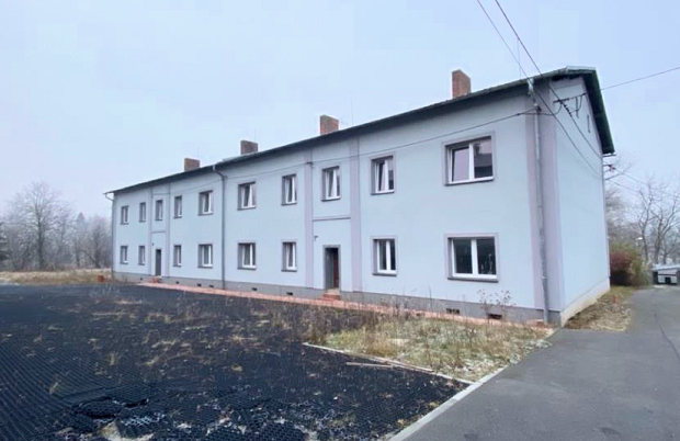 Sanierter Wohnblock in Tschechien