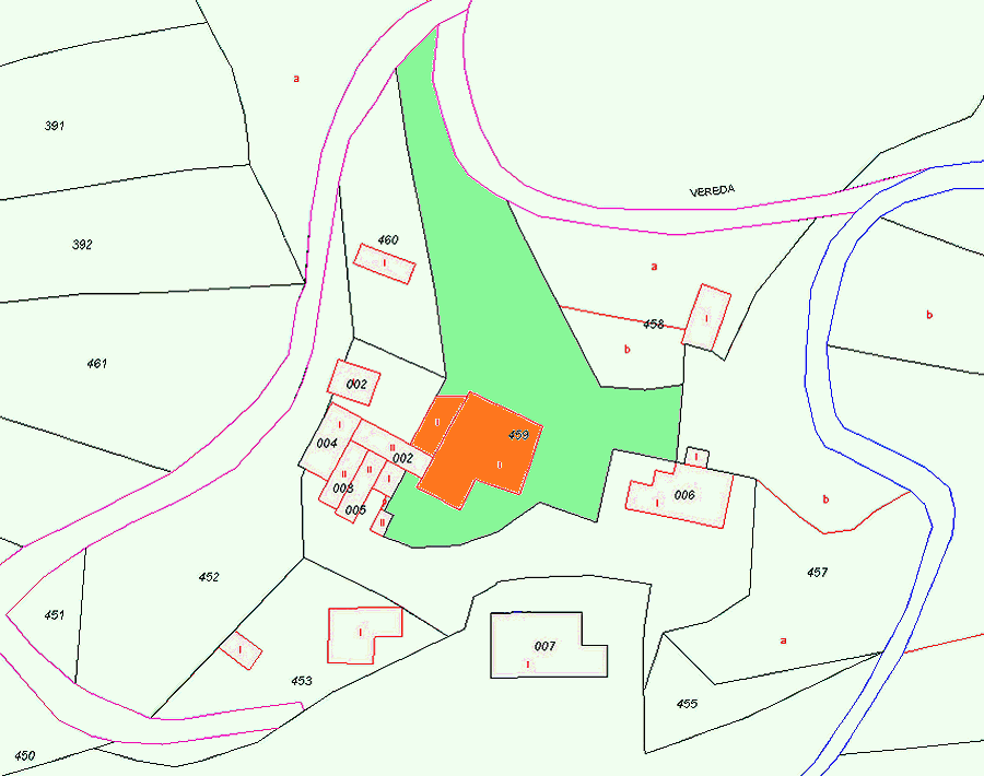 Grundst�ck vom Einfamilienhaus der Provinz Malaga