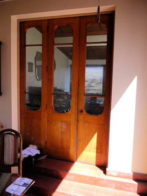 Eingang zum Ferienhaus in Vina del Mar