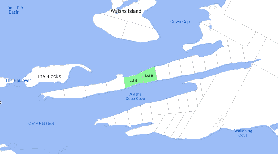 Grundstcke am Meer auf Cape Breton der Provinz Nova Scotia in Kanada