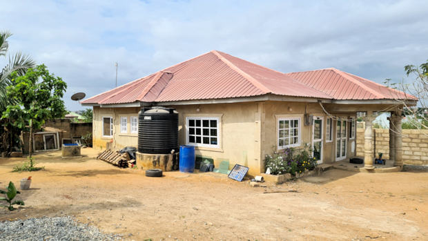 Einfamilienhaus in der Central Region von Ghana