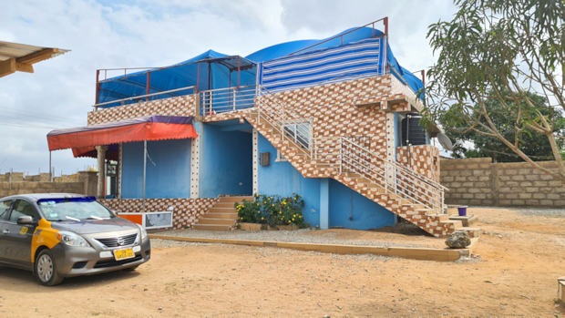 Geschäftshaus der Central Region Ghana