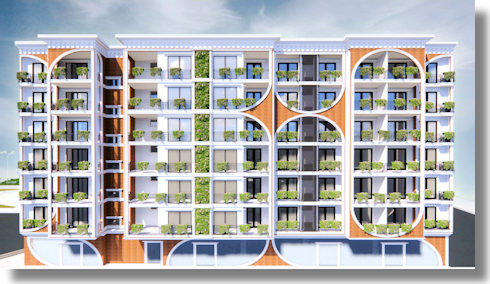 Apartmenthaus in Durres Albanien mit Apartments zum Kaufen
