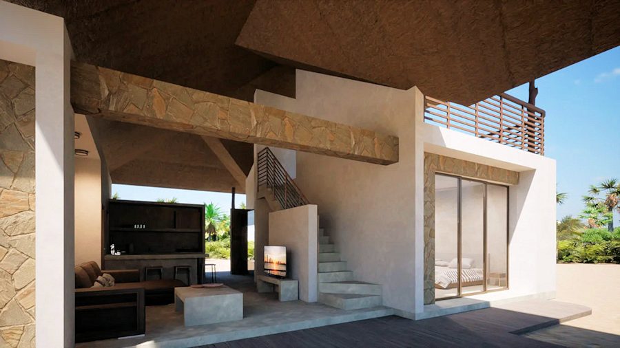 Eingangsbereich der Villa Eingangsbereich der Villa