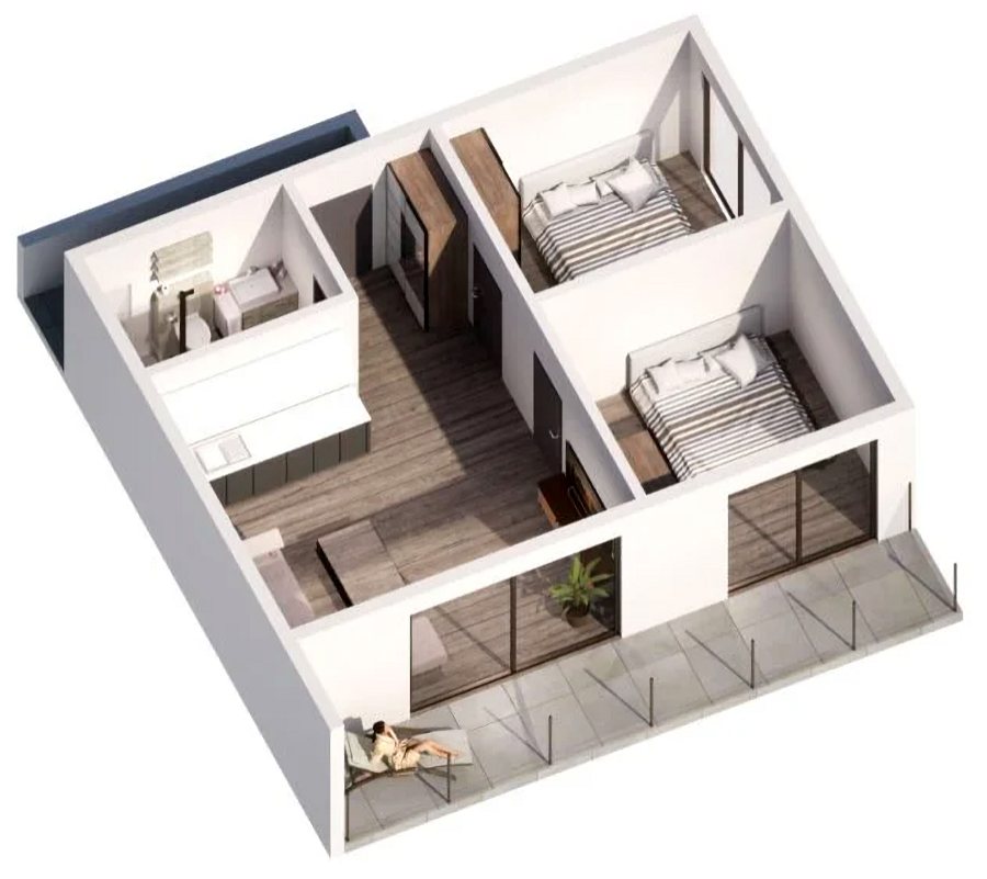 Wohnungen auf der Insel Pemba von Tansania