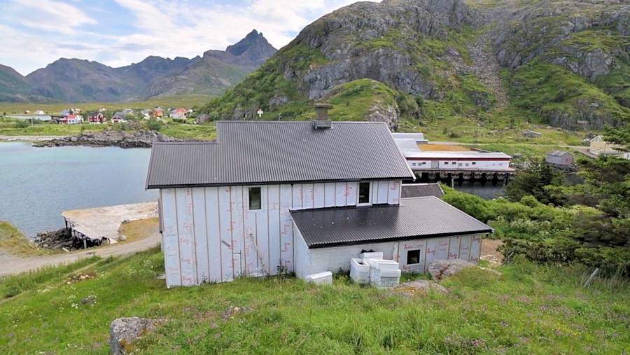 Ausbauhaus der Ferienanlage in Norwegen