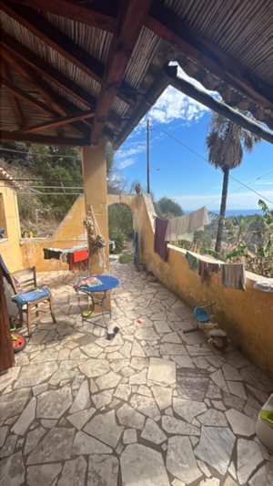Terrasse vom Landhaus in Messenien Griechenland