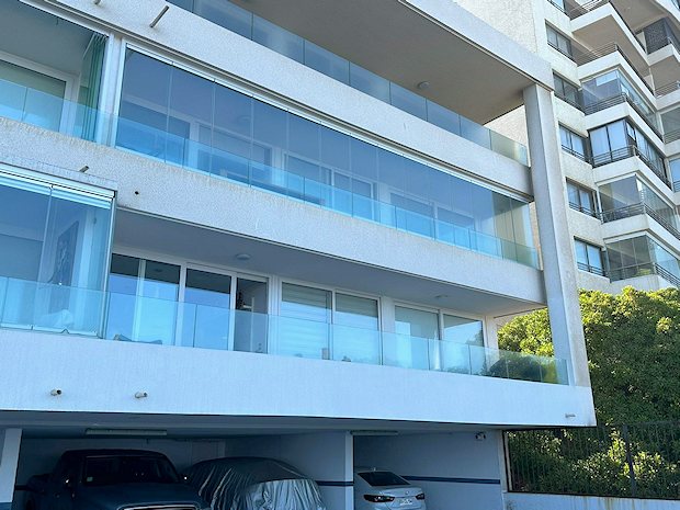 oberer Bereich des Apartmenthauses in Vina del Mar