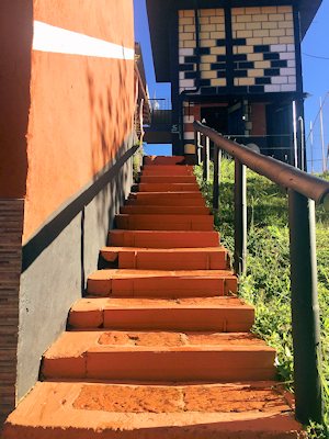 Treppengang zu einem Gstezimmer