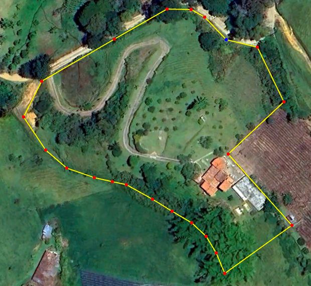 Grundstck zum Gstehaus bei Guatape Kolumbien