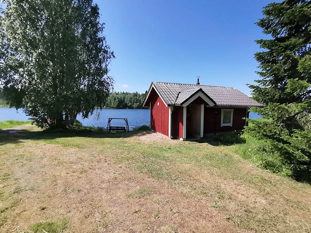 Auenbereich Gebude mit Sauna