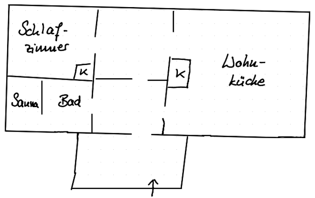 Grundriss vom Haus am See