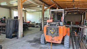 Produktionshalle der Blaubeerplantage in Serbien Produktionshalle der Blaubeerplantage in Serbien