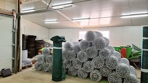 Lagerhalle der Plantagenzubehörproduktion Lagerhalle der Plantagenzubehörproduktion