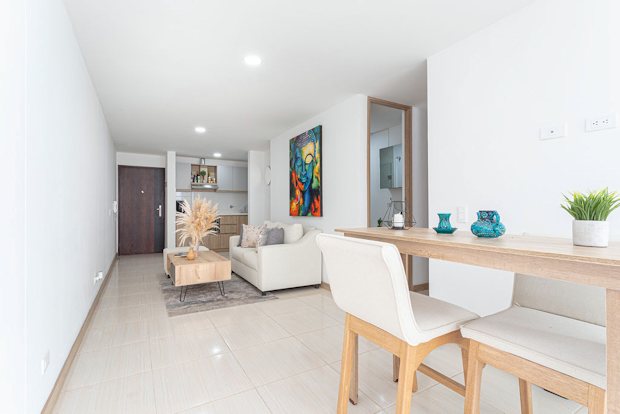 Wohnzimmer der Wohnung in Miraflores