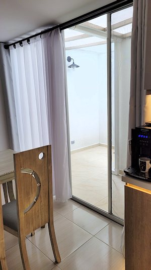 von der Kche zur Terrasse Patio