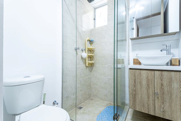 Duschbad vom Apartment in Medellin