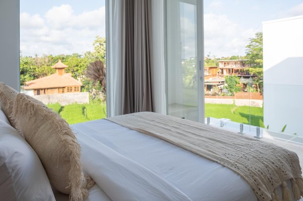 Schlafzimmer der Villa