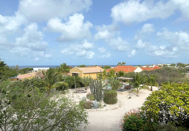 Ausblick vom Penthouse auf Bonaire