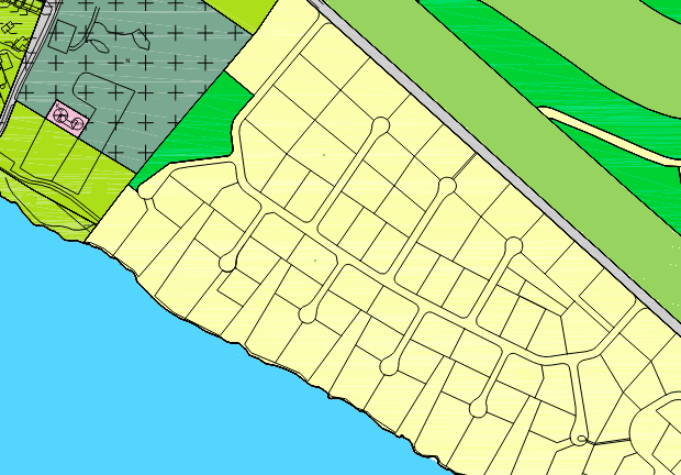 Grundstck vom Penthouse und der Apartmernts