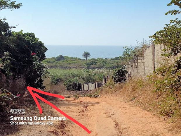 Baugrundstck nah dem Strand und Meer in Gambia zum Kaufen