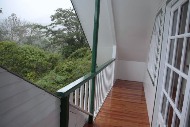 Balkon vom Wohnhaus in Oxapampa Peru