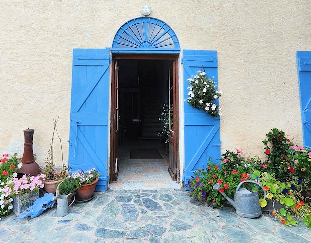 Eingangsbereich vom Haus terrassenseitig