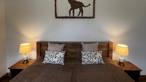 Schlafbereich im Ferienhaus