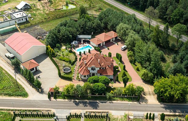 Grundstck vom Einfamilienhaus Villa in Polen