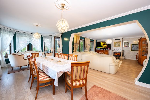 Essbereich der Villa