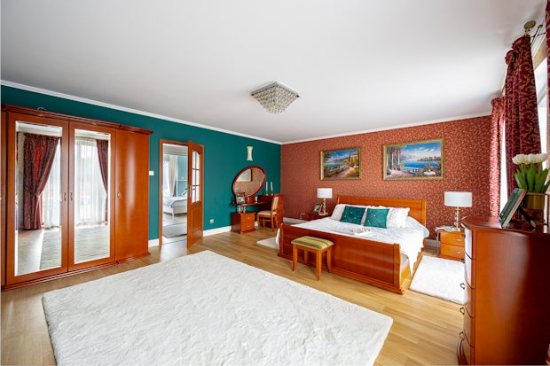 Schlafzimmer vom Einfamilienhaus