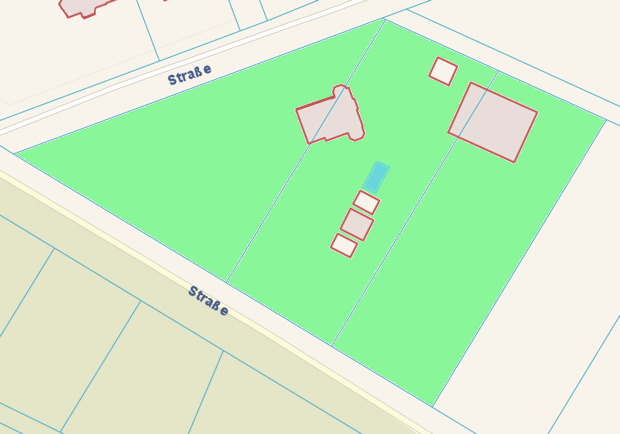 Grundstck vom Einfamilienhaus in Nowe Miasto